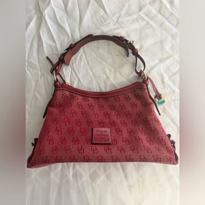 Dooney & Bourke Burgundy Logo Handbag
